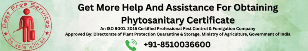 CTA For Phyto Sanitary Certificate